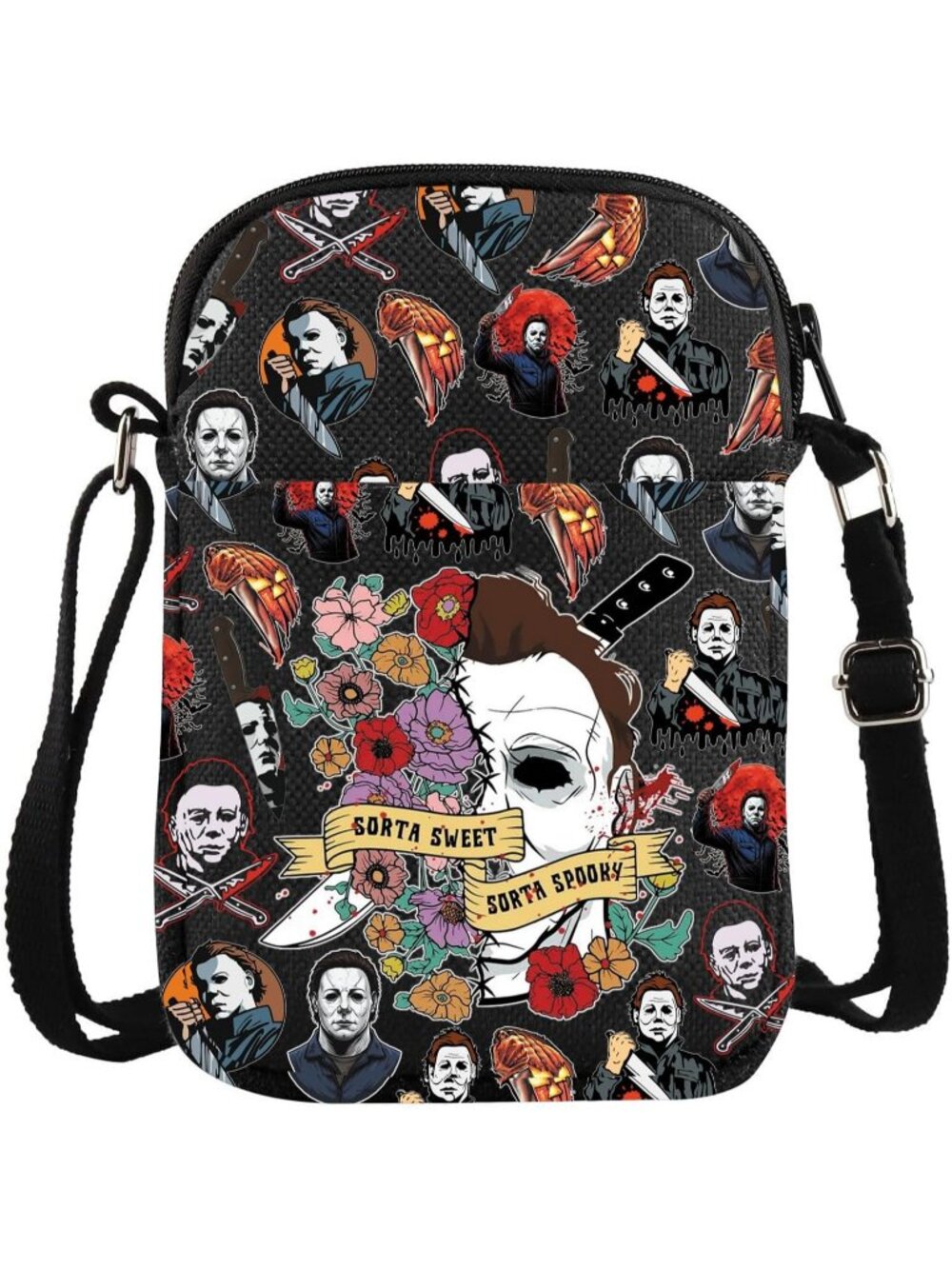 🎃Michael Horror Crossbody Bag Horror Night Lover Gift Series Killer Sorta Sweet